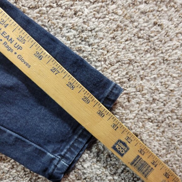 Levis Jeans Mens 29x30 Tag 29x32 Blue 512 Slim Fit Tapered Dark Wash Denim - Picture 3 of 7